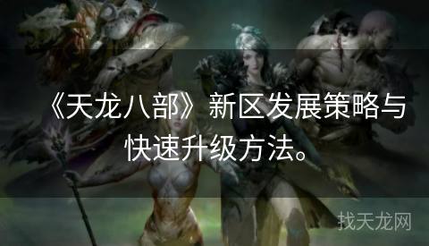 《天龙八部》新区发展策略与快速升级方法。