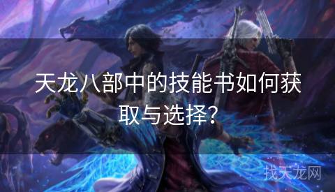 天龙八部中的技能书如何获取与选择？