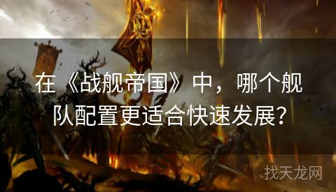 在《战舰帝国》中,哪个舰队配置更适合快速发展? 在《战舰帝国》中,哪个舰队配置更适合快速发展?