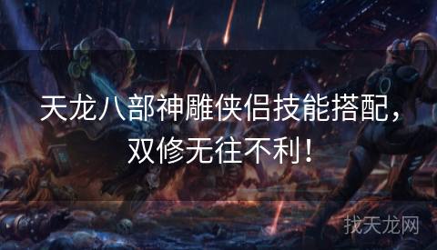 天龙八部神雕侠侣技能搭配，双修无往不利！