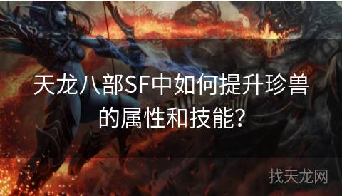 天龙八部SF中如何提升珍兽的属性和技能？